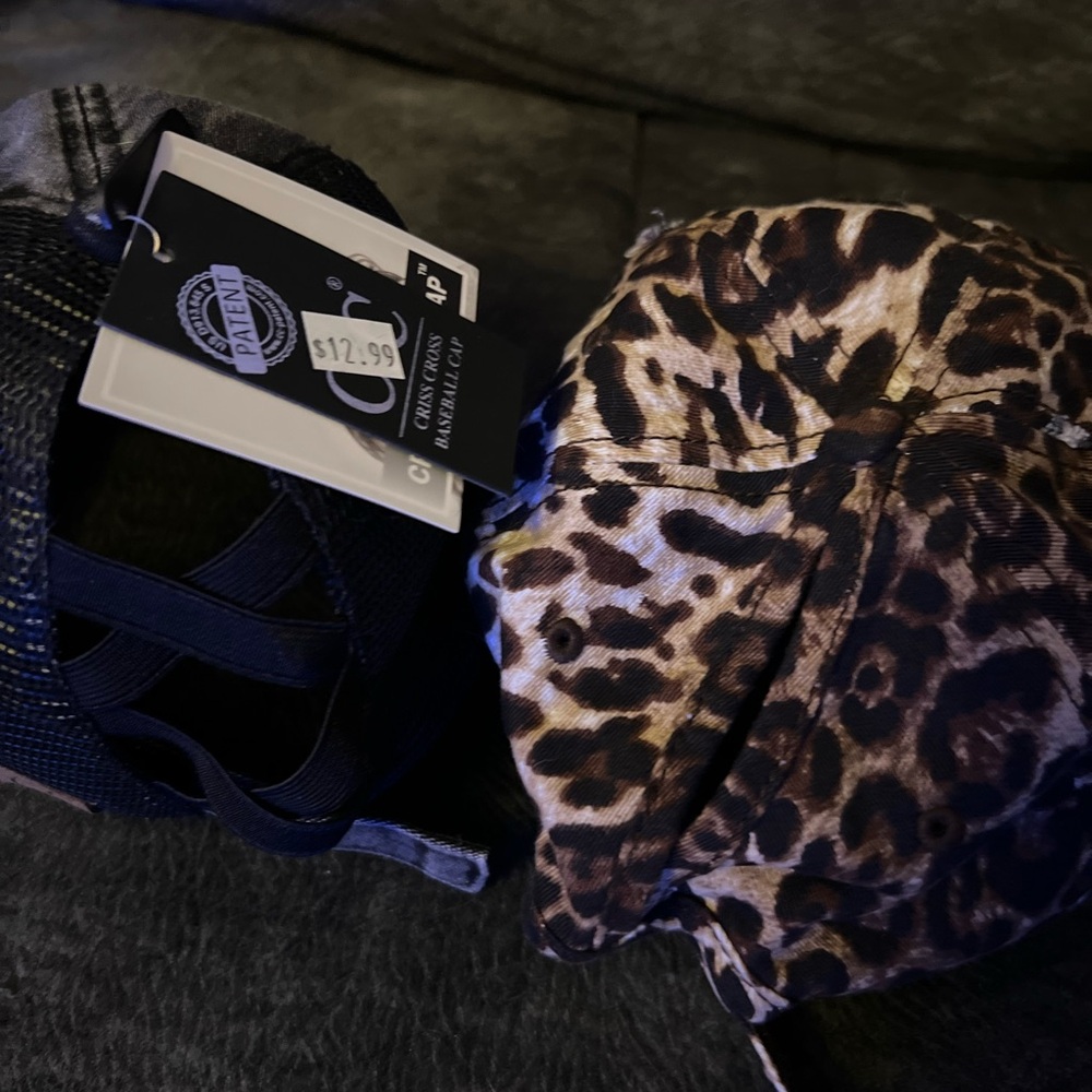 Two pony tail ladies hats